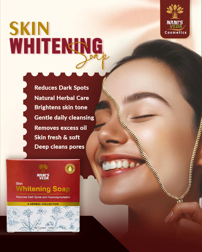 Skin Whitening Soap – Herbal Dark Spot & Hyperpigmentation Care (100g)
