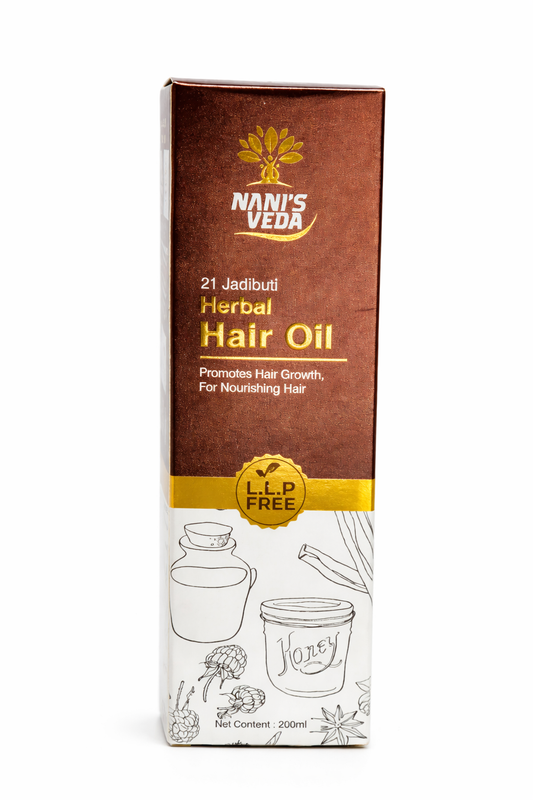 Nani’s Veda 21 Jadibuti Herbal Hair Oil – 200 ml