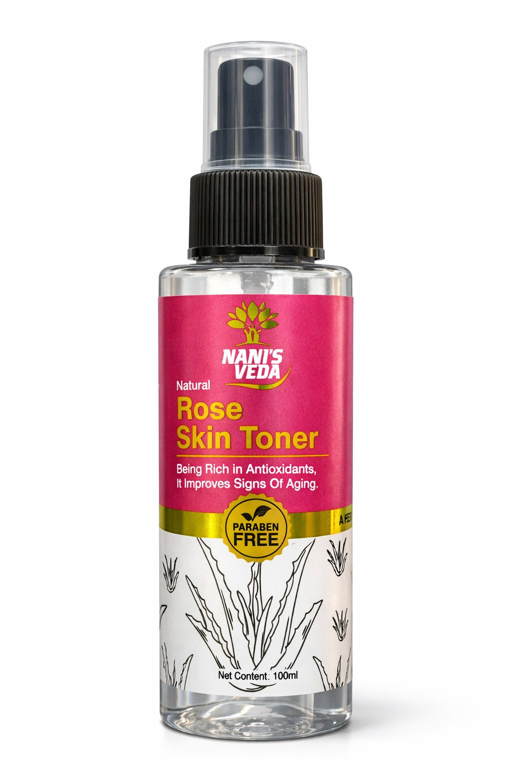 Nani’s Veda Natural Rose Skin Toner – 100 ml