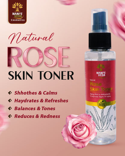 Nani’s Veda Natural Rose Skin Toner – 100 ml