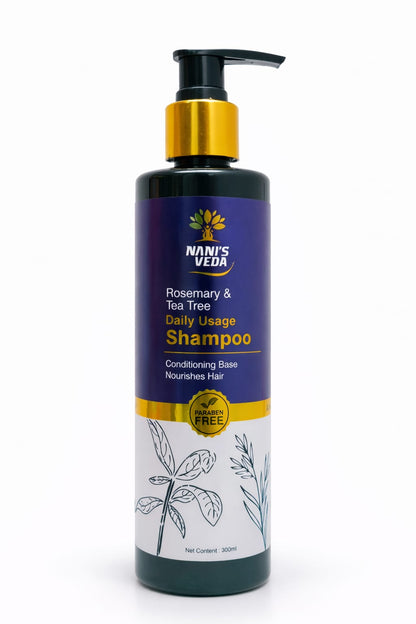 Nani’s Veda Rosemary & Tea Tree Daily Usage Shampoo – 300 ml