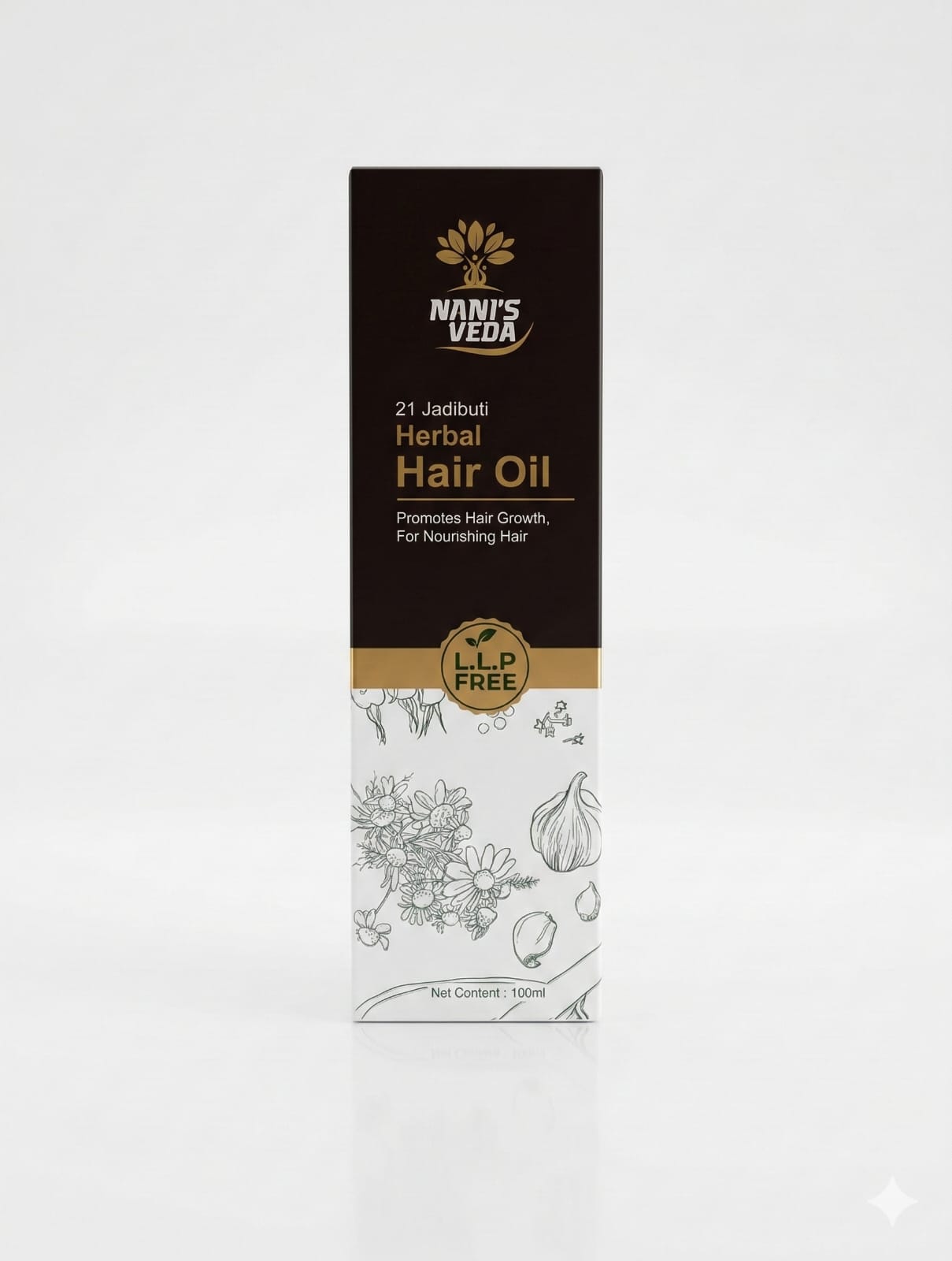 Nani’s Veda 21 Jadibuti Herbal Hair Oil – 100 ml