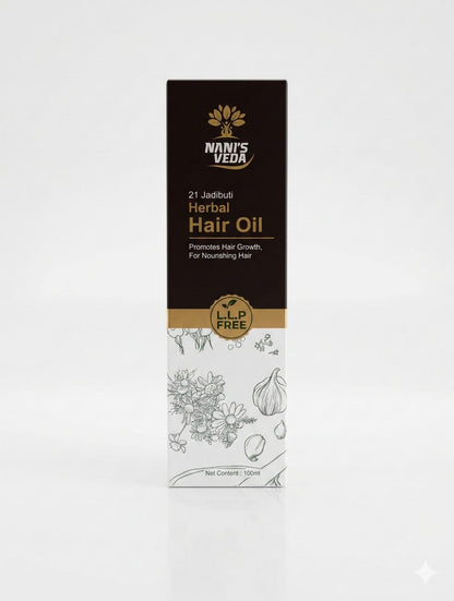 Nani’s Veda 21 Jadibuti Herbal Hair Oil – 100 ml