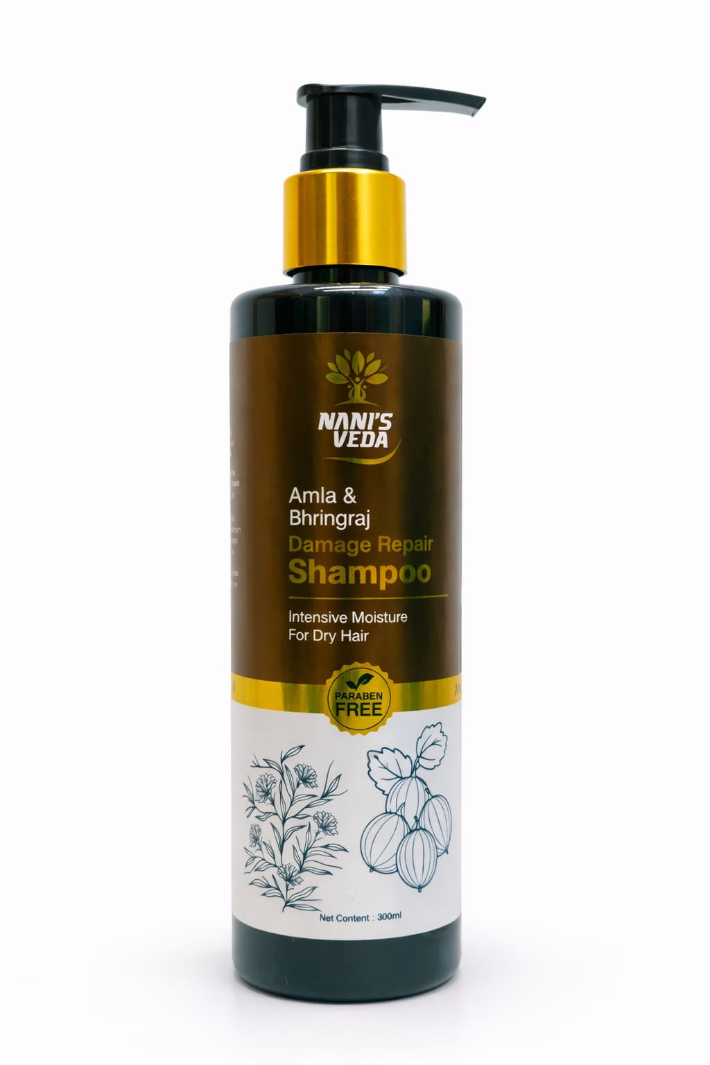 Nani’s Veda Amla & Bhringraj Damage Repair Shampoo – 300 ml